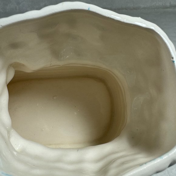 Vintage Nancy Pew Blue Baby Bootie Planter Ceramic Made in Japan Giftwares Co. - Picture 6 of 8